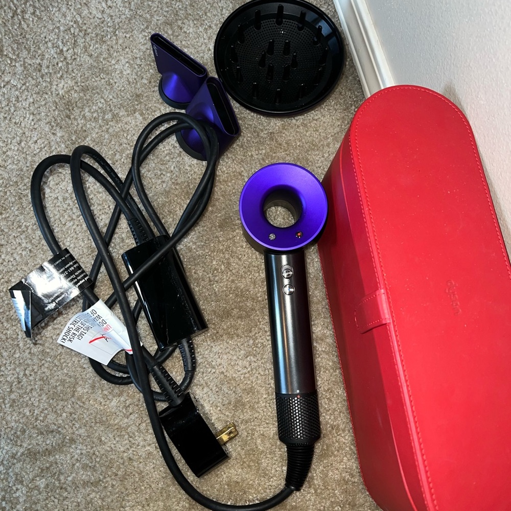 Dyson Purple Hairdryer